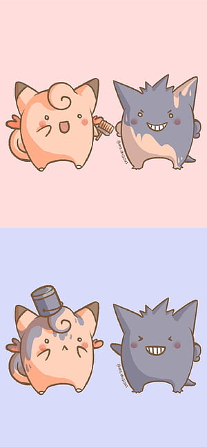 clefable iPhone, HD phone wallpaper