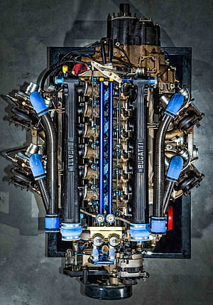 W16 Engine, Bugatti Engine, HD phone wallpaper