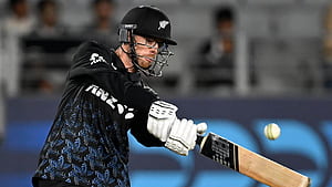 1st T20I: Mitchell Santner's heroics against WI go in vain, HD wallpaper