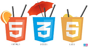 HTML CSS JS, HD wallpaper