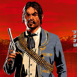 Red Dead Redemption 2 Javier Escuella, Red, Dead, Redemption, Javier, Escuella in Resolution, HD phone wallpaper