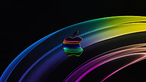 / apple, computer, logo, , , dark, HD wallpaper