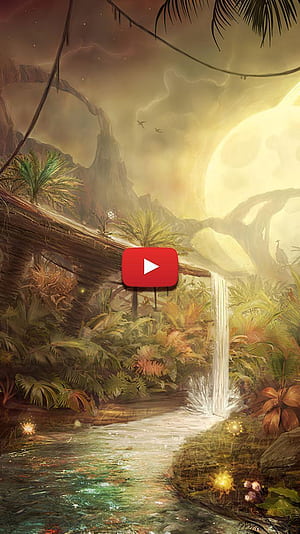 Sci Fi Alien Forest, Sci-fi Forest, HD phone wallpaper