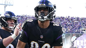 Ravens Player Isaiah Likely Game Day, HD wallpaper