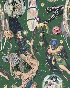 SCI FI COMICS, Sci Fi Retro, HD phone wallpaper