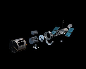 Hubble Exploded View, HD wallpaper