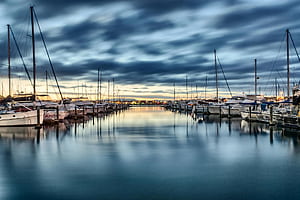 Tauranga Bridge Marina Print Maunganui, New Zealand, Mount Maunganui, HD wallpaper
