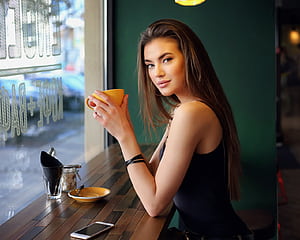 Drinking Tea, HD wallpaper