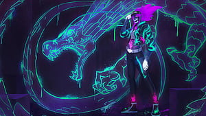 Akali Neon, HD wallpaper