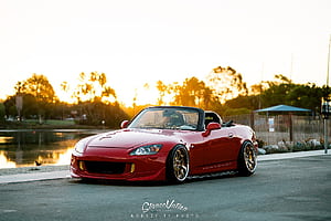 honda, S Cars, Red, Convertible / and Mobile Background, HD wallpaper