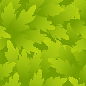 Seamless pattern green leaves, natural for design. Vector illustration textured background with a print foliage for graphic design, Cartoon Leaf, HD phone wallpaper