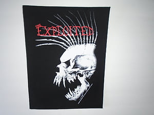 THE EXPLOITED PRINTED BACK PATCH, HD wallpaper