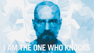 Man illustration with i am the one who knocks text overlay, Breaking Bad, HD wallpaper