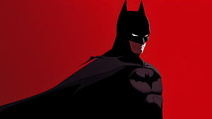 DC Aesthetic Batman Red, Batman In Red, HD wallpaper