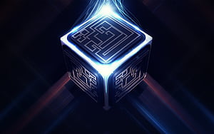 Light Source, creative, light, graphics, HD wallpaper