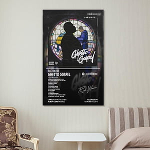 Rod Wave Album GHETTO GOSPEL Signed Poster 2 Canvas Poster Bedroom Decor Landscape Office Room Decor Gift, HD phone wallpaper