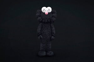 Kaws Black, HD wallpaper