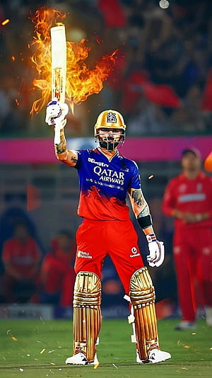 virat kohli ❤️‍, Virat Kohli with IPL Trophy, HD phone wallpaper