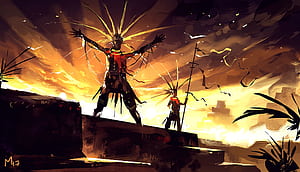 Azteca Computer, HD wallpaper