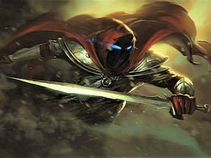 devil, Warrior Sword, HD wallpaper