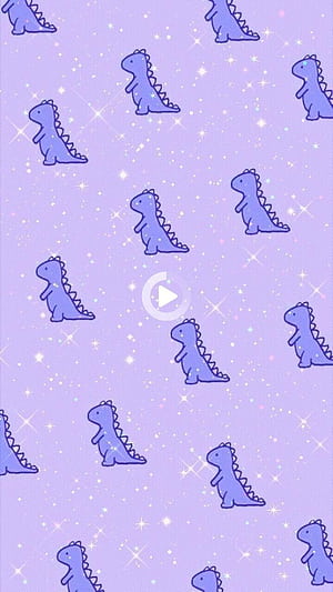Purple Dino, HD phone wallpaper