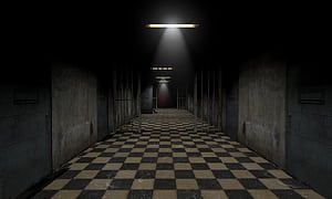 Dark Hallway, HD wallpaper