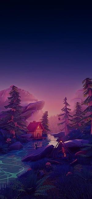 chill iphone, Purple Chill, HD phone wallpaper