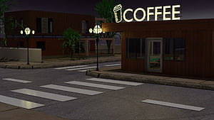Coffee lofi 3D model, HD wallpaper