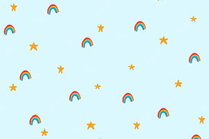 Rainbow Collage Computer, HD wallpaper