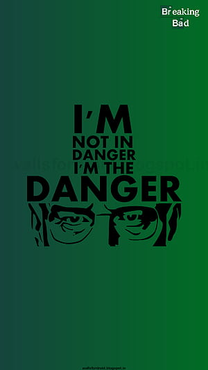 Breaking Bad Minimal, I Am The Danger, HD phone wallpaper
