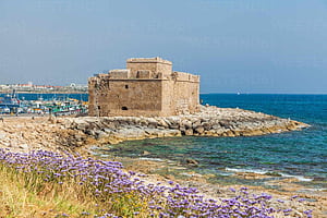 Paphos Castle, Paphos, Cyprus, Mediterranean, Europe, HD wallpaper