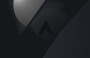 Dark Arch Linux, HD wallpaper