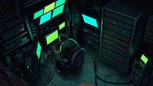 Hacker, Hideout, HD wallpaper