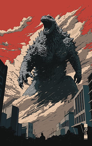 Godzilla, Godzilla Comic, HD phone wallpaper