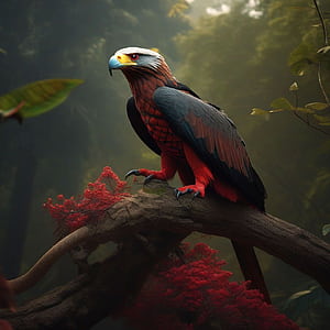 red eagle, HD phone wallpaper