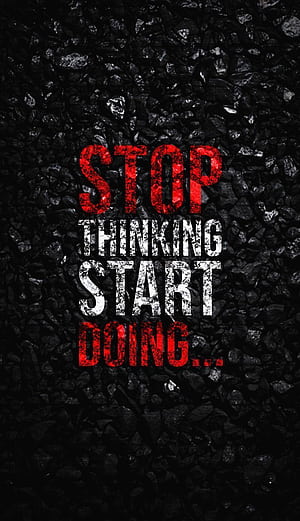 Stop Thinking, Avoid, HD phone wallpaper
