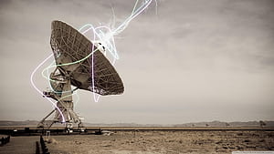 Radar Dish Ultra Background for U TV : Tablet, HD wallpaper
