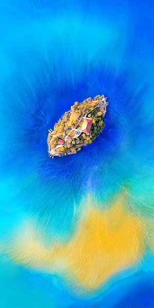 px, . Huawei Mate 20 Lite, landscape, android, earth, ocean, sea, water, phone, HD phone wallpaper