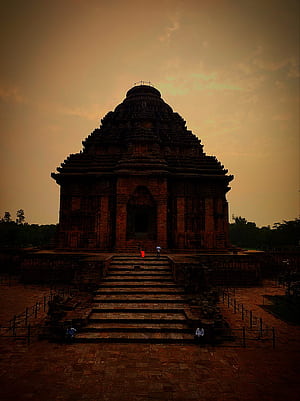 Konark Sun Temple, mythical, night, spiritual, phone, HD phone wallpaper
