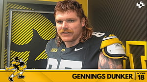 Gennings Dunker State. Iowa Football. Oct. 18, HD wallpaper
