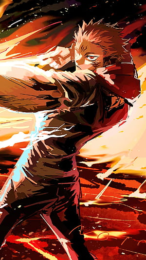 Jujutsu Kaisen Yuji Itadori iPhone Phone e, HD phone wallpaper