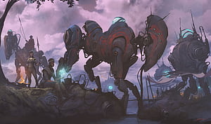 Sci Fi, robot, HD wallpaper