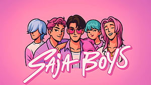 Kpop Demon Hunters Saja Boys Group, Huntrix and Saja Boys, HD wallpaper