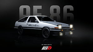 Initial D AE86 Website, HD wallpaper