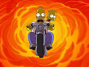 Bart Computer, HD wallpaper