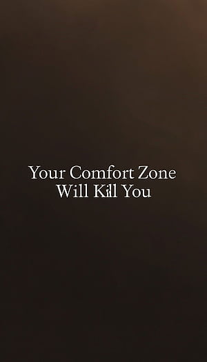 Your Comfort Zone Will Kill You Motivational Mobile, HD phone wallpaper