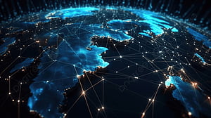 Computer Network Background, HD wallpaper