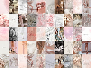 On Pointe Balletcore 50pcs Collage Kit Dancer Aesthetic Pastel Pink Room Decor In, HD wallpaper