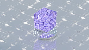 3D, render, pattern, colors, HD wallpaper