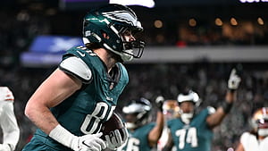 Eagles news: Dallas Goedert's historic feat wasted in playoff loss to 49ers, HD wallpaper